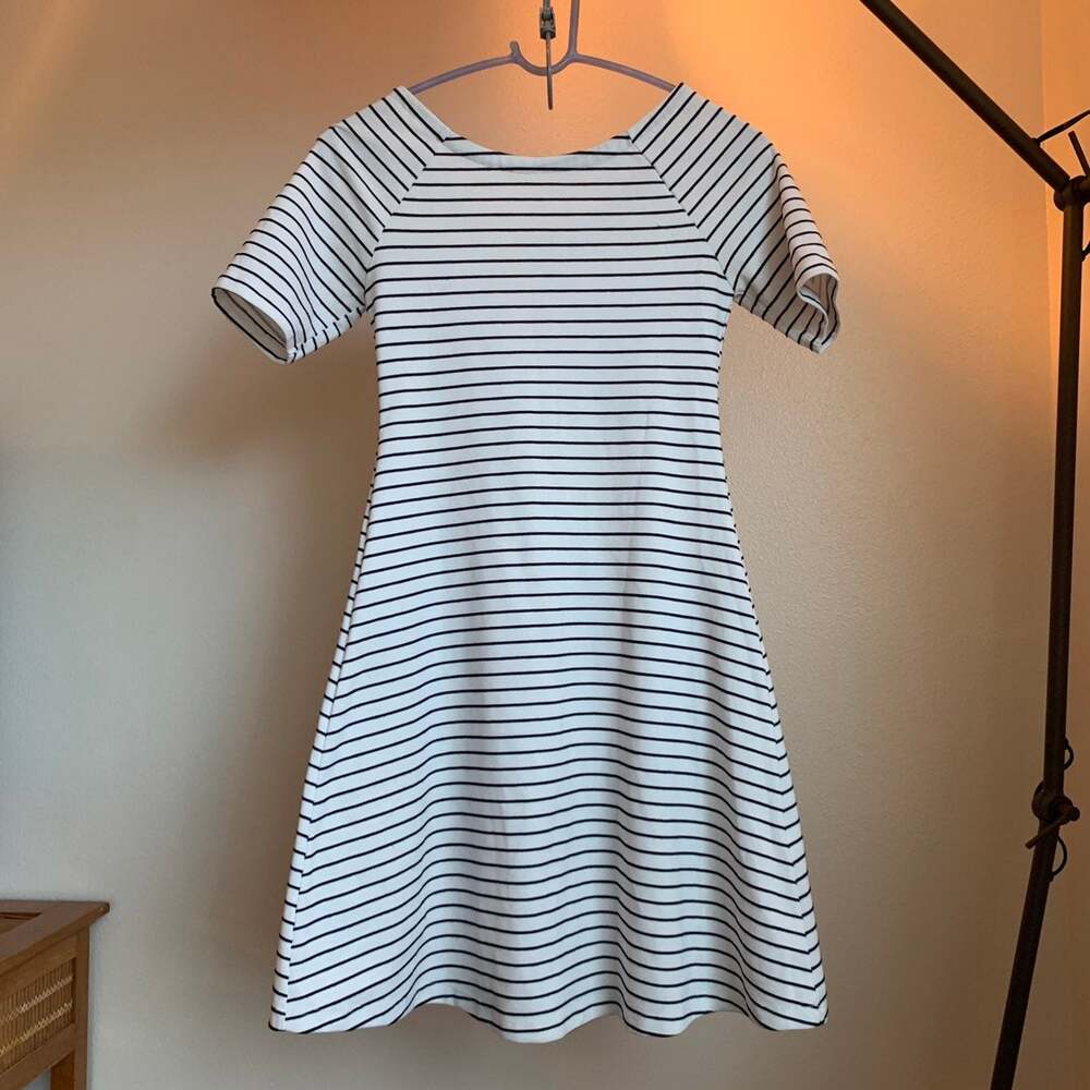 Cute White Zara Stripe Dress - Picture 3 of 6